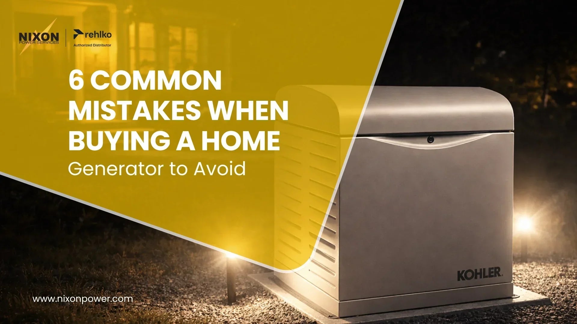 6 Common Mistakes When Buying a Home Generator to Avoid