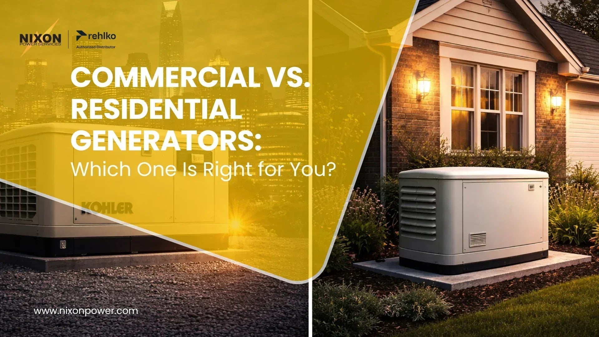 Commercial vs. Residential Generators: Which One Is Right for You?