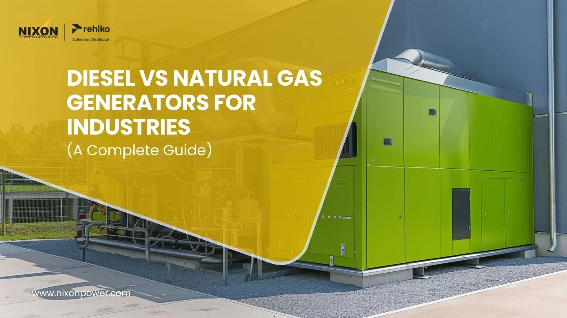 Diesel Vs Natural Gas Generators for Industries (A Guide)