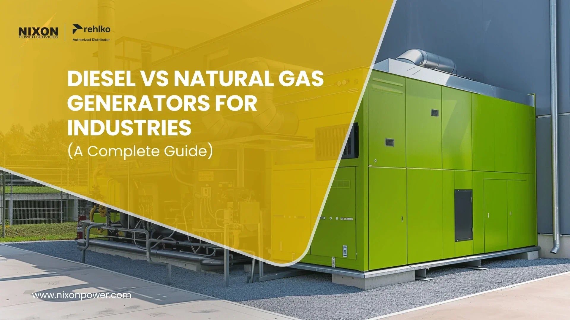 Diesel Vs Natural Gas Generators for Industries (A Guide)