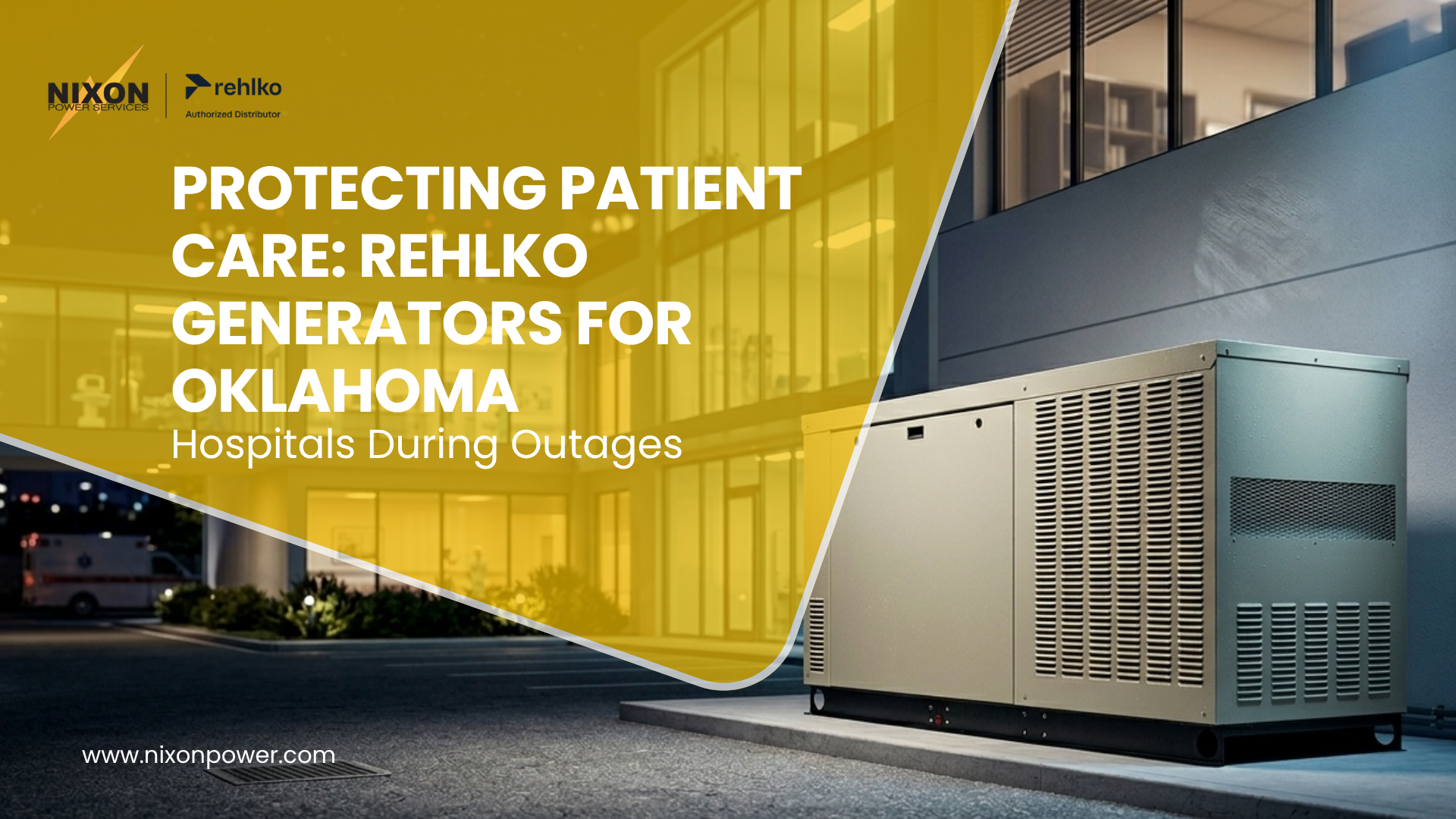 Rehlko Hospital generators in Oklahoma