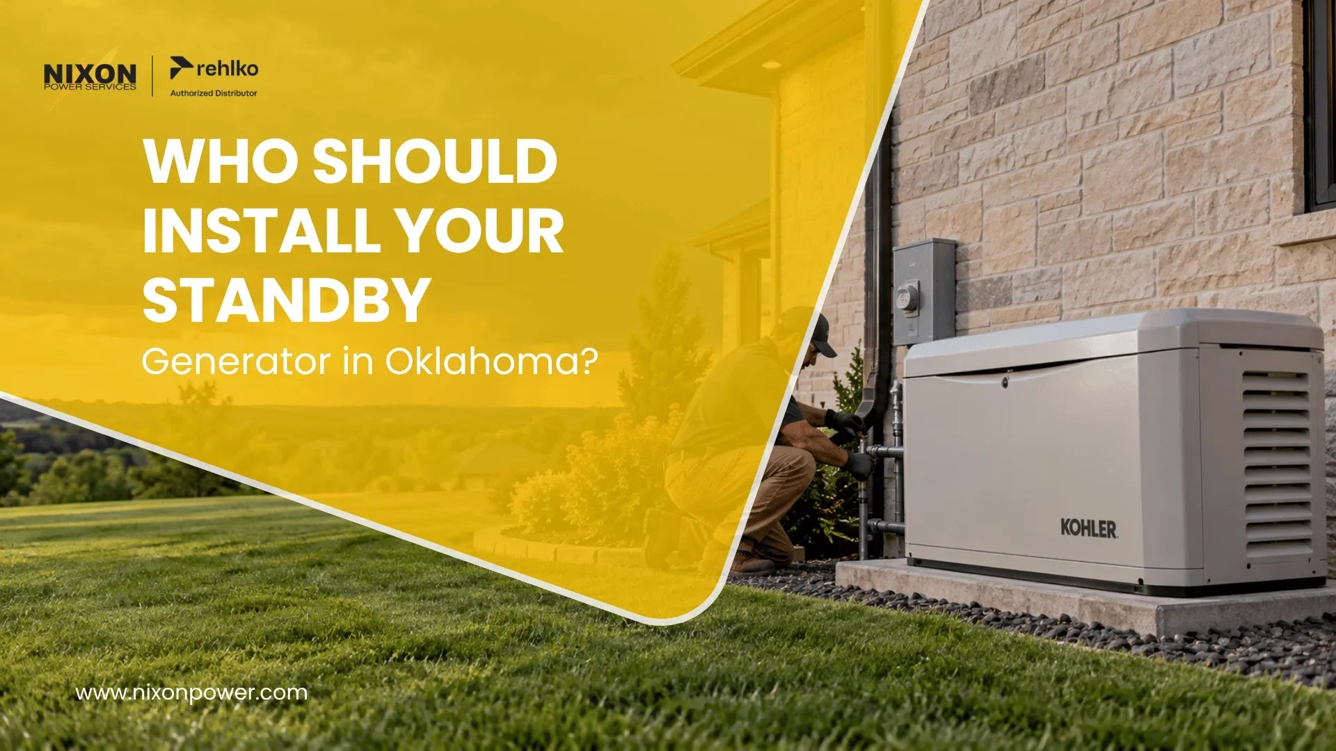 Who Should Install Your Standby Generator in Oklahoma?